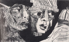 Berglehrling und Hauer