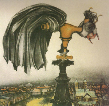 Wetterhahn über Münster